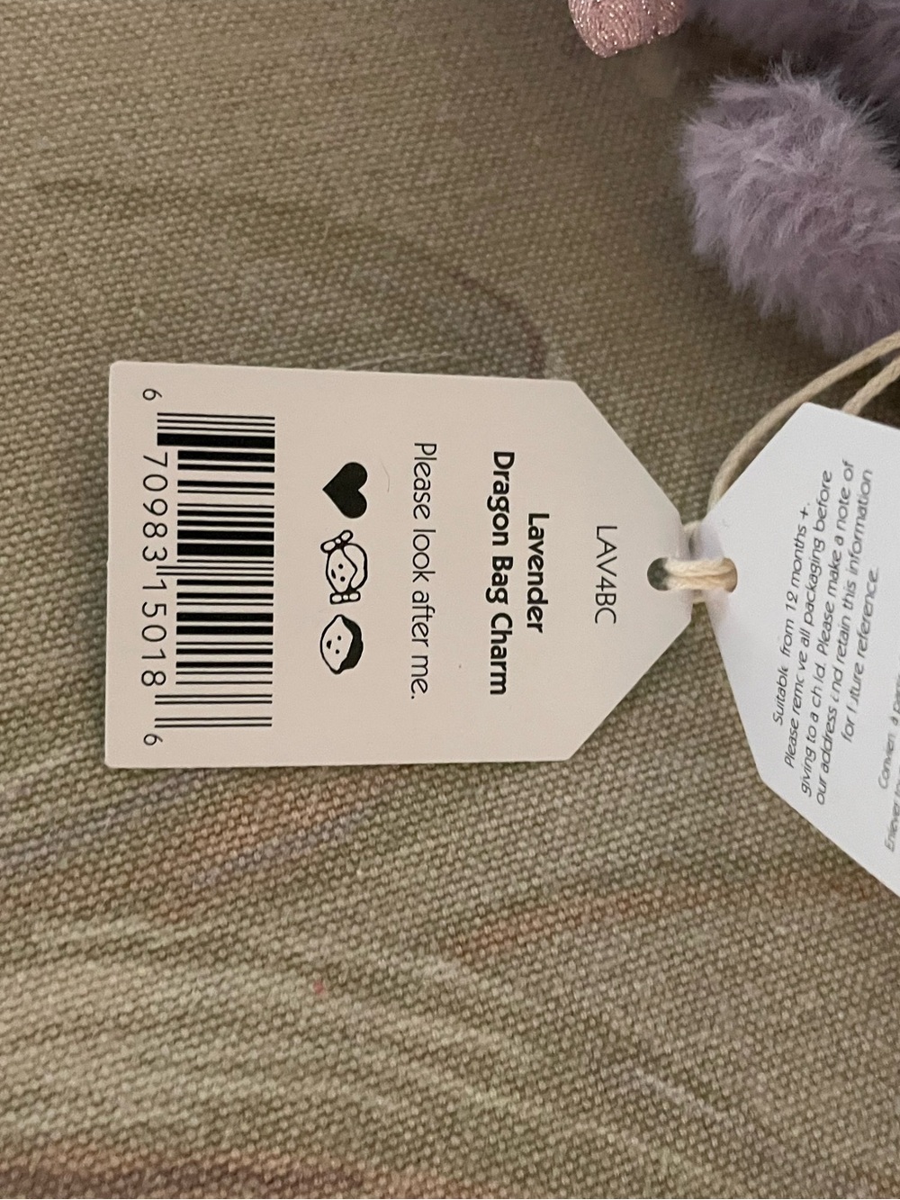 3 Bag Charms 🐘🧸🐉 - Picture 8 of 8
